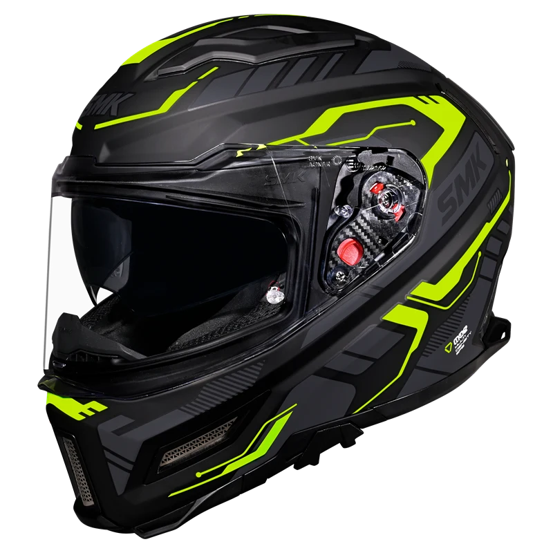 SMK Agnar Tektron Full Face Helmet | ECE 22.06 Certified | GRPS (MA264)