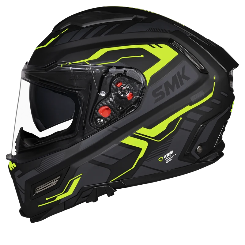 SMK Agnar Tektron Full Face Helmet | ECE 22.06 Certified | GRPS (MA264)