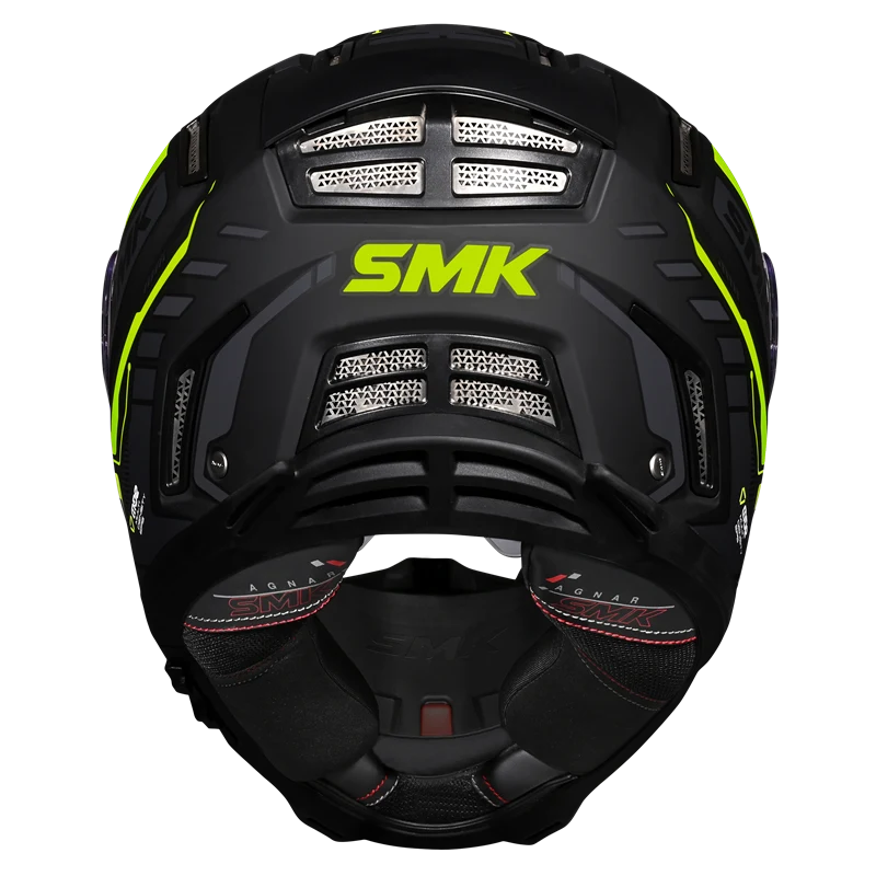 SMK Agnar Tektron Full Face Helmet | ECE 22.06 Certified | GRPS (MA264)