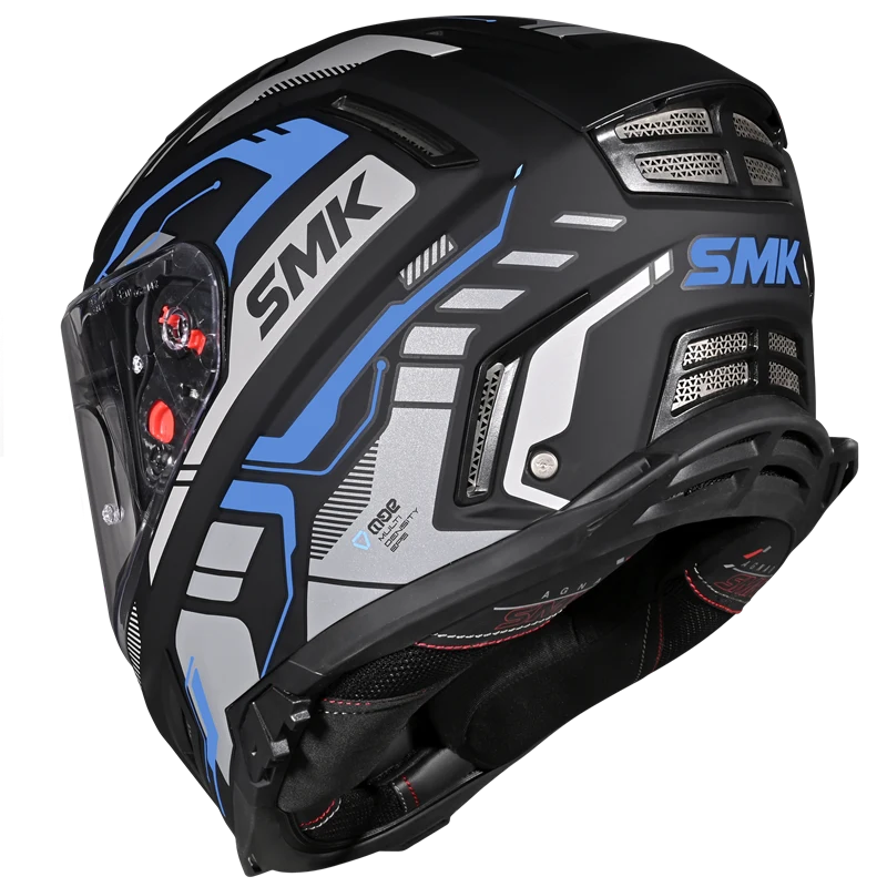 SMK Agnar Tektron Full Face Helmet | ECE 22.06 Certified | GRPS (MA265)