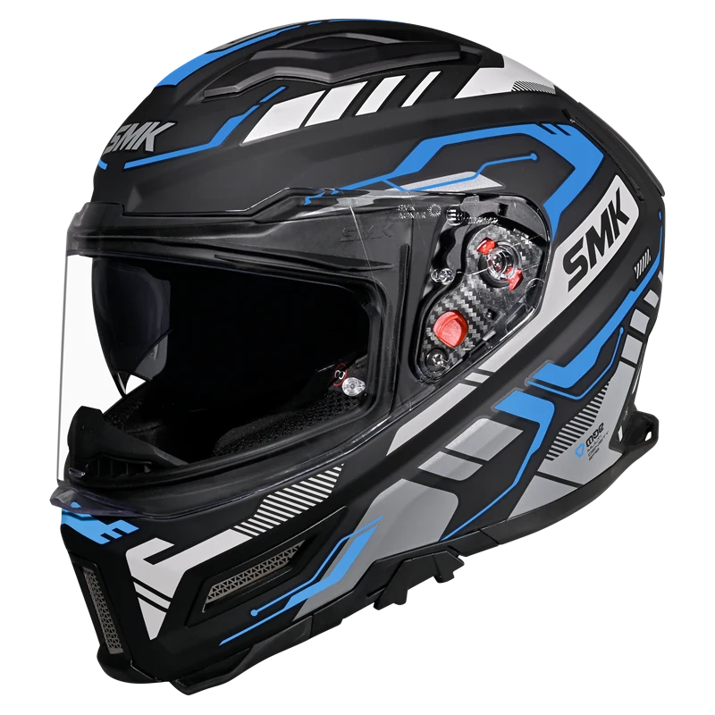 SMK Agnar Tektron Full Face Helmet | ECE 22.06 Certified | GRPS (MA265)