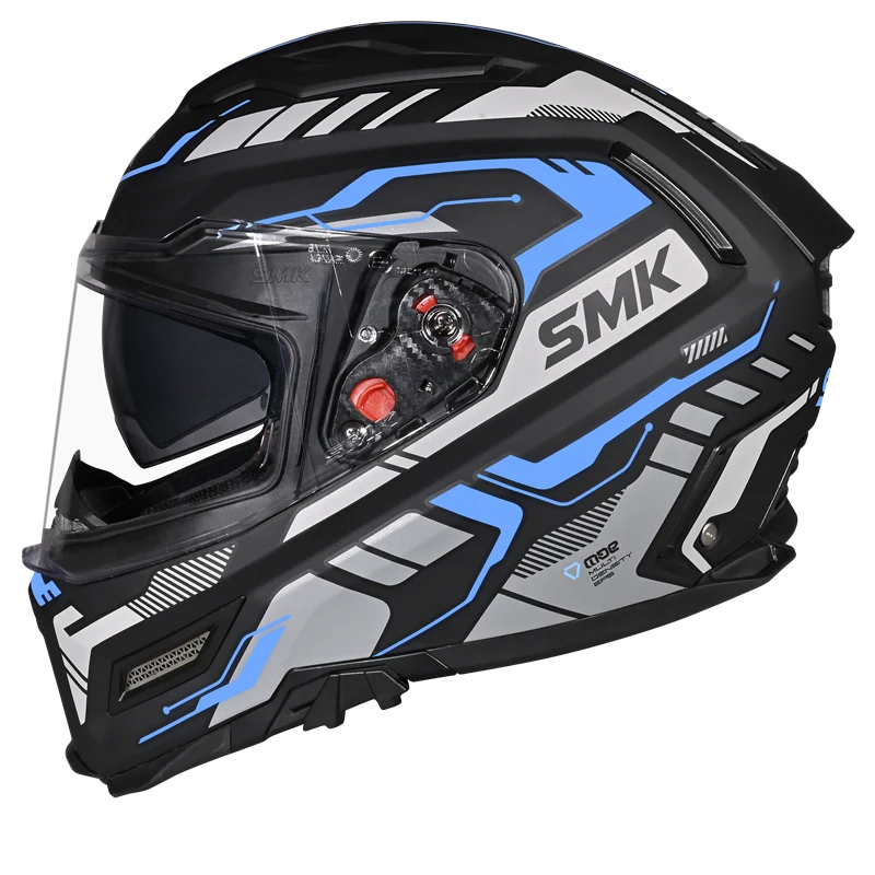 SMK Agnar Tektron Full Face Helmet | ECE 22.06 Certified | GRPS (MA265)