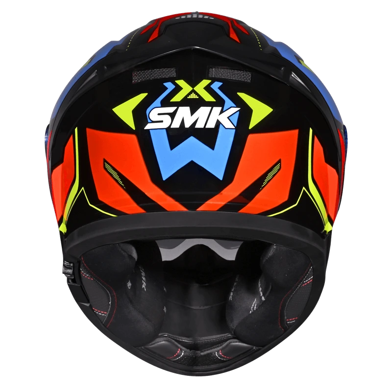 SMK Typhoon Azonix Full Face Helmet – ECE 22.06, ISI & DOT Certified GRPS (GL257)