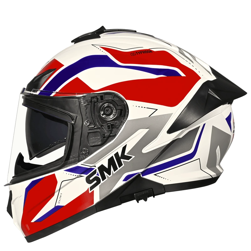 SMK Typhoon Azonix Full Face Helmet – ECE 22.06, ISI & DOT Certified GRPS (GL135)