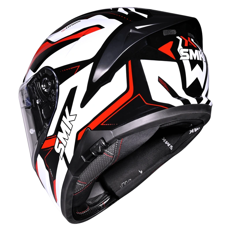 SMK Typhoon Azonix Full Face Helmet – ECE 22.06, ISI & DOT Certified Graphic (GL213)