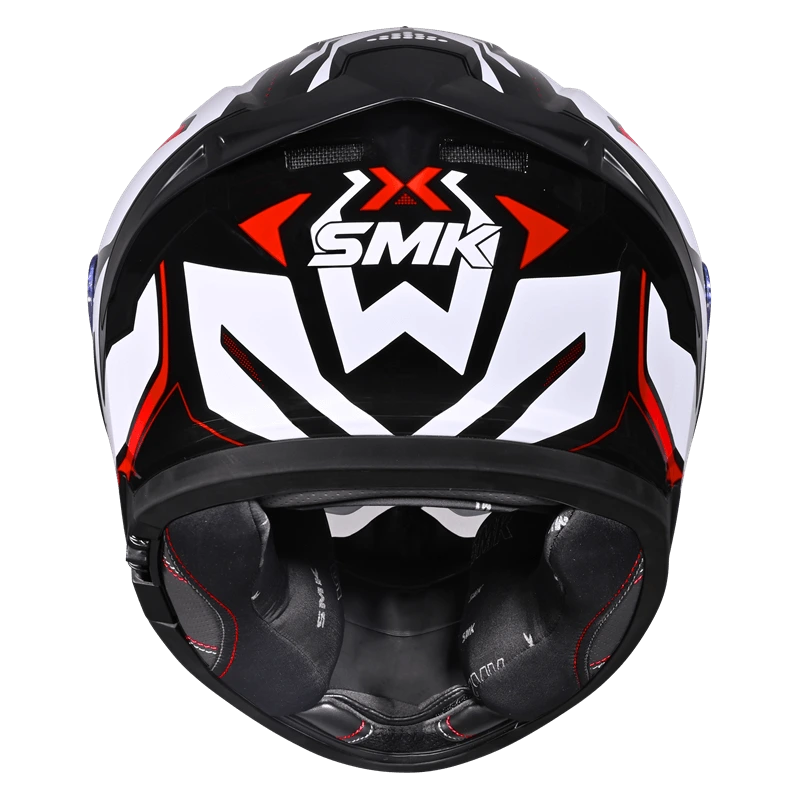 SMK Typhoon Azonix Full Face Helmet – ECE 22.06, ISI & DOT Certified Graphic (GL213)