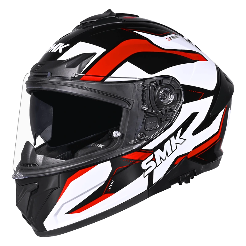 SMK Typhoon Azonix Full Face Helmet – ECE 22.06, ISI & DOT Certified Graphic (GL213)