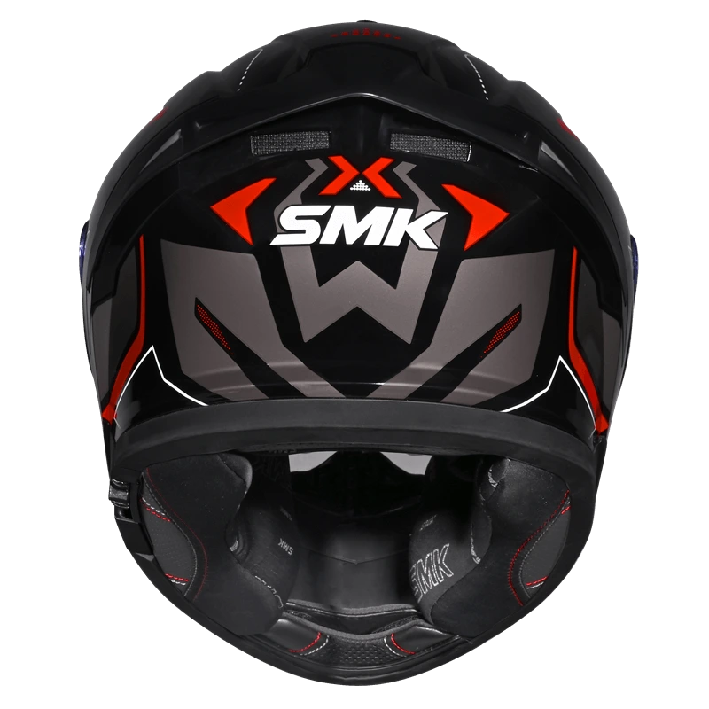 SMK Typhoon Azonix Full Face Helmet – ECE 22.06, ISI & DOT Certified GRPS (MA263)