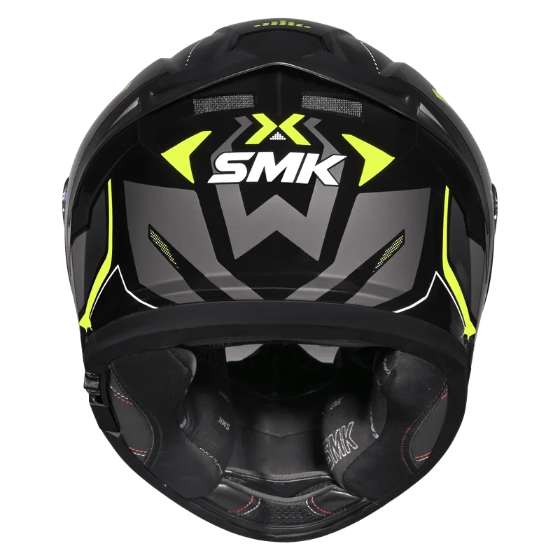 SMK Typhoon Azonix Full Face Helmet – ECE 22.06, ISI & DOT Certified GRPS (MA264)