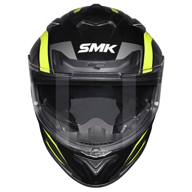 SMK Typhoon Azonix Full Face Helmet – ECE 22.06, ISI & DOT Certified GRPS (MA264)