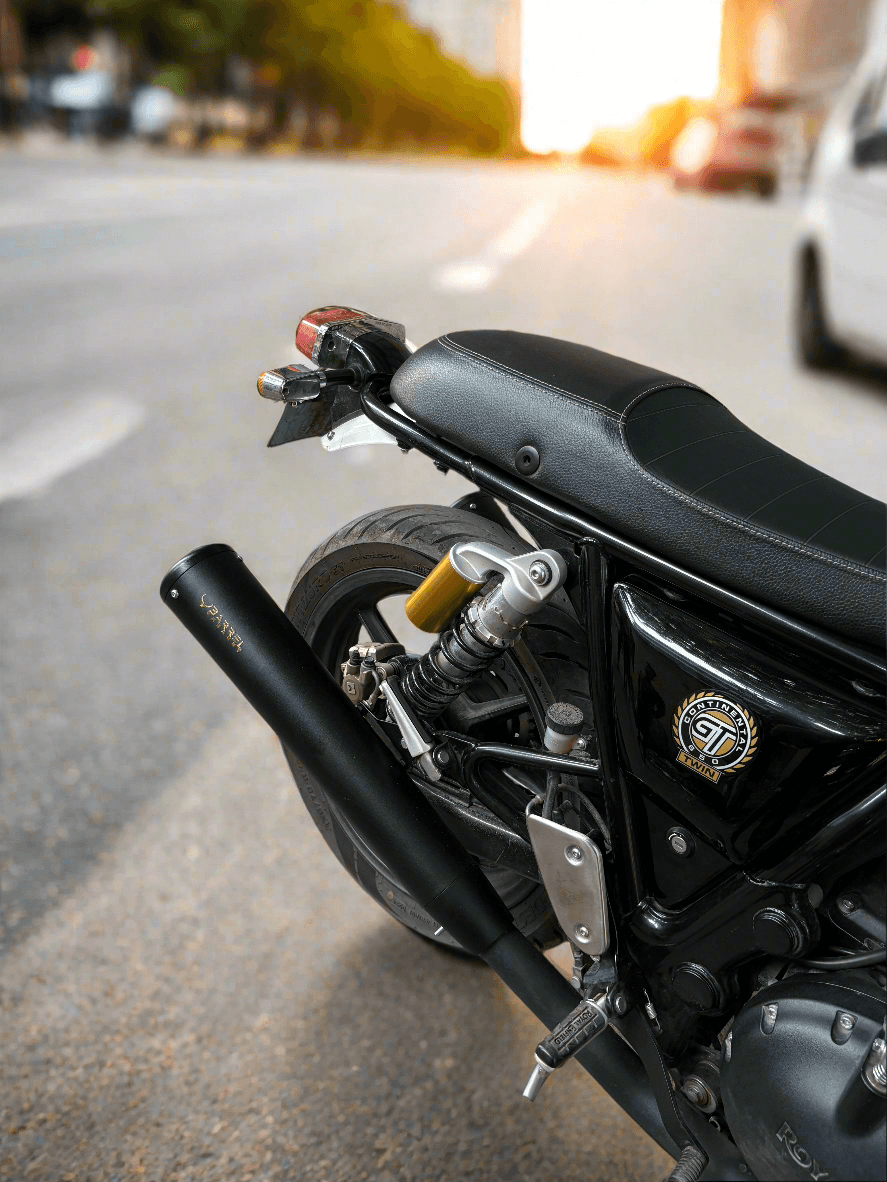 Barrel BE-10 Bass Master Exhaust for Royal Enfield Interceptor 650 & Continental GT 650 | SS304 Slip-On