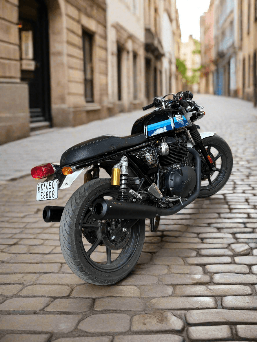 Barrel BE-10 Bass Master Exhaust for Royal Enfield Interceptor 650 & Continental GT 650 | SS304 Slip-On