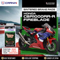 Sintered Brake Pads For Honda CBR1000RR-R Fireblade (2020-2022) - Rear - CB634 - 1 Set - CRANK1