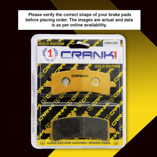 Ceramic Brake Pads For Ducati Streetfighter V4 - Front - CRM1309 - 2 Sets - CRANK1