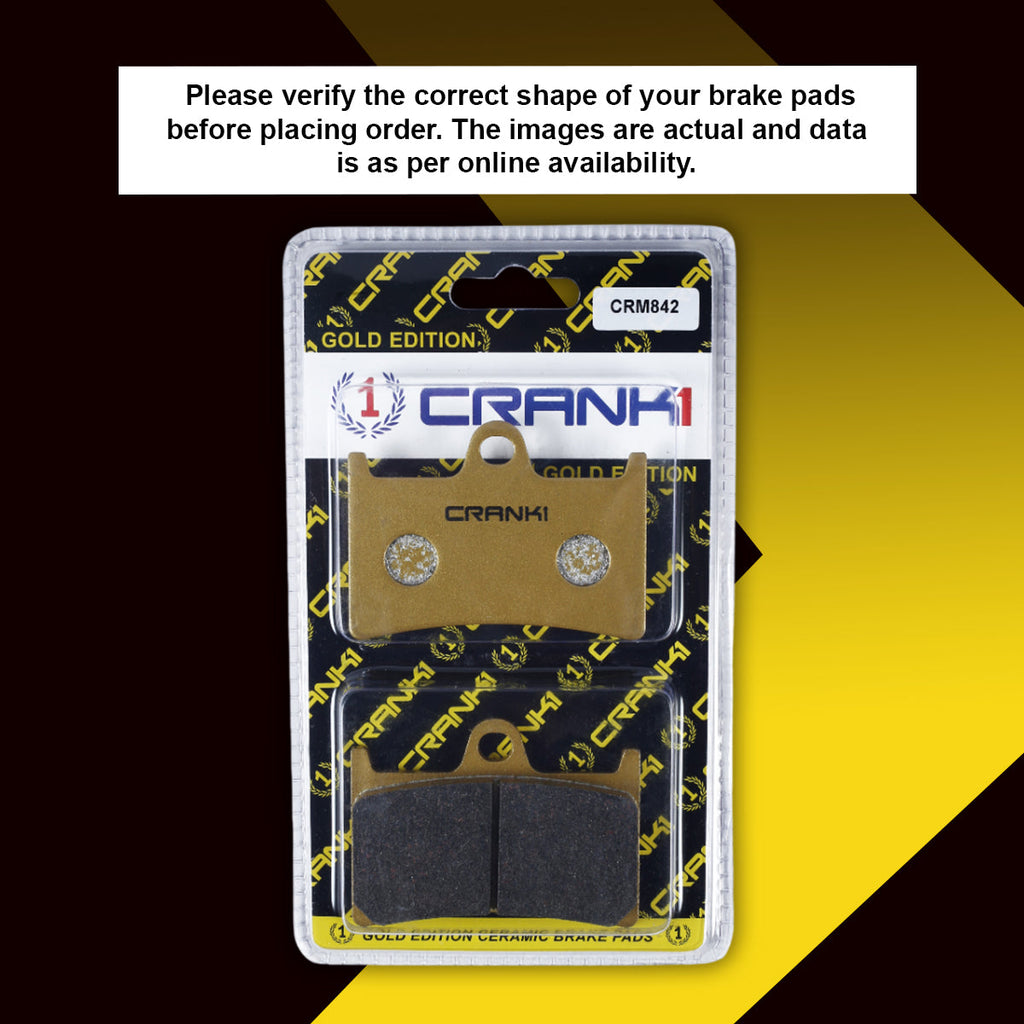 Ceramic Brake Pads For Yamaha YZF-R1 (2015-2020) - Front - CRM842 - 2 Sets - CRANK1