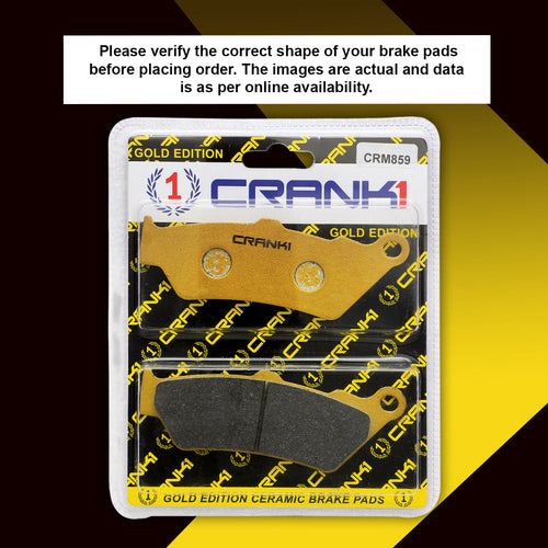 Ceramic Brake Pads For BMW R 1000 GS - Rear - CRM859 - 1 Set - CRANK1