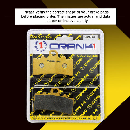 Ceramic Brake Pads For BMW G 310 RR - Front - CRM8609 - 1 Set - CRANK1