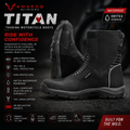 AMAROQ Titan Riding Boots for Men | Waterproof Motorcycle Touring Boots with Ankle, Heel & Shin Protection
