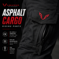 AMAROQ Asphalt Riding Cargo | Premium Motorcycle Riding Cargos with Kevlar and CE Level 2 Armor Protection