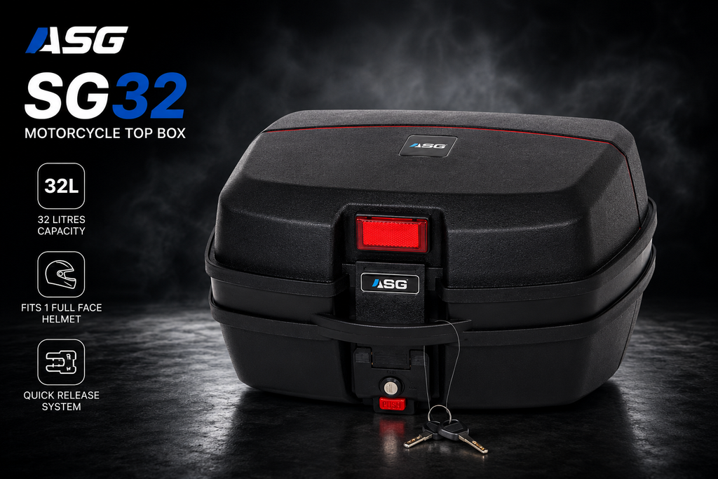 ASG SG32 Motorcycle Top Box (32 Litres)