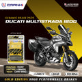 Ceramic Brake Pads For Ducati Multistrada 1200 (2010-2014) - Front - CRM262 - 2 Sets - CRANK1