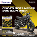 Ceramic Brake Pads For Ducati Scrambler 800 Icon Dark (2019 Onwards) - Rear - CRM359 - 1 Set - CRANK1