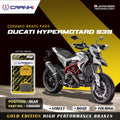 Ceramic Brake Pads For Ducati Hypermotard 939 - Rear - CRM469 - 1 Set - CRANK1