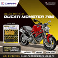 Ceramic Brake Pads For Ducati Monster 796 (2010-2014) - Front - CRM0709 - 2 Sets - CRANK1