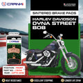 Sintered  Brake Pads For Harley Davidson Dyna Street Bob (Upto 2018) - Front - CB754 - 1 Set - CRANK1