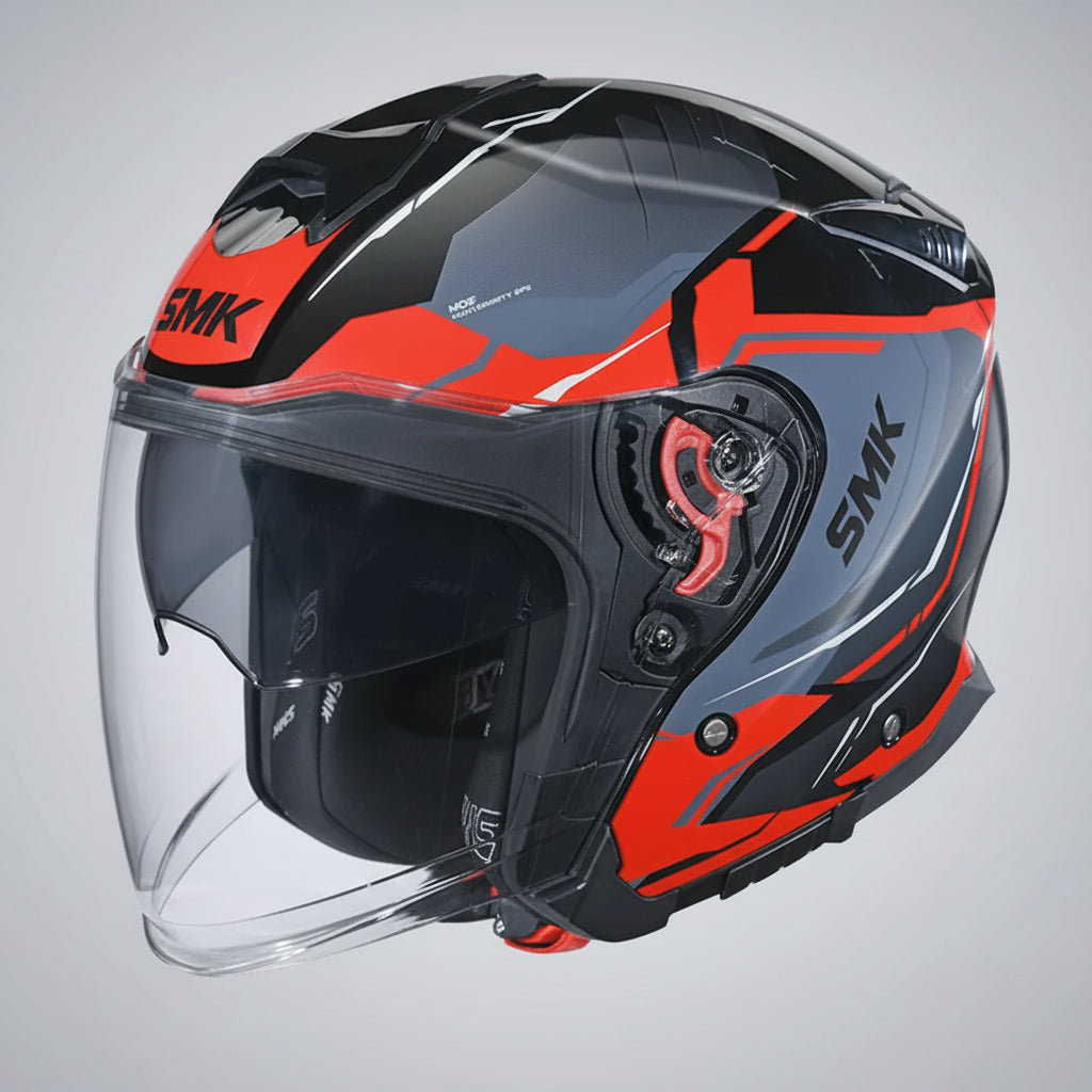 SMK GTJ Escape Open Face Helmet | ECE 22.06 Certified Touring Helmet GRPS (GL236)