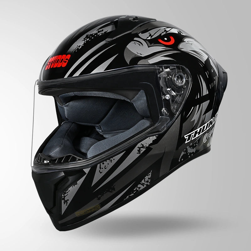 STUDDS Thunder Fenix Full Face Helmet | ISI & DOT Certified Motorcycle Helmet