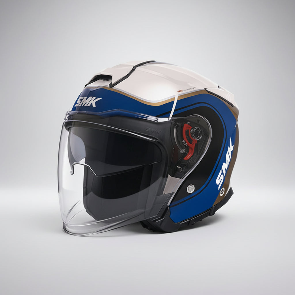 SMK GTJ Libero Open Face Helmet | ECE 22.06 Certified Touring Helmet GRPS (GL157)