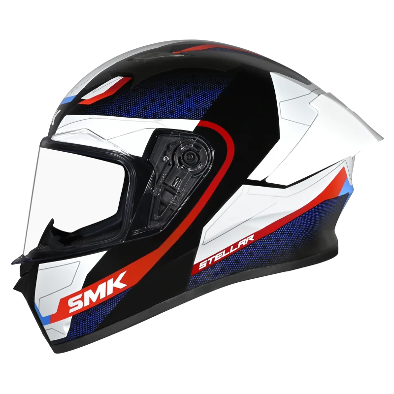 SMK Stellar Sport Flight Full Face Helmet | ECE 22.06 Certified Sport Riding Helmet GRPS (GL213)