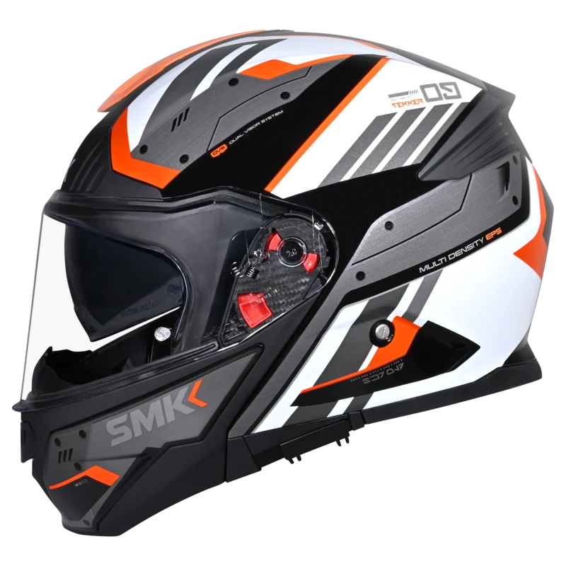 SMK Gullwing Tekker Modular Flip-Up Helmet | ECE 22.06 P/J Certified GRPS (GL217)