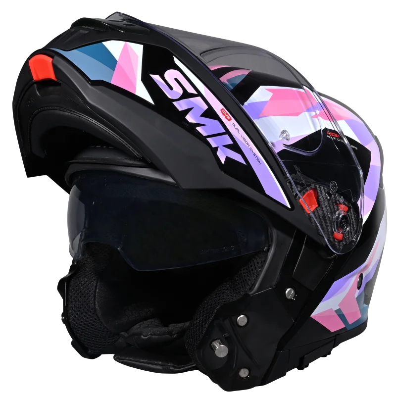 SMK Gullwing Charger Modular Helmet | ECE 22.06 Flip-Up Helmet | GRPS (GL219)