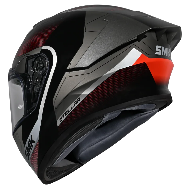 SMSMK Stellar Sport Flight Full Face Helmet | ECE 22.06 Certified Sport Riding Helmet GRPS (MA236)