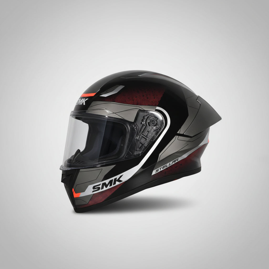 SMSMK Stellar Sport Flight Full Face Helmet | ECE 22.06 Certified Sport Riding Helmet GRPS (MA236)