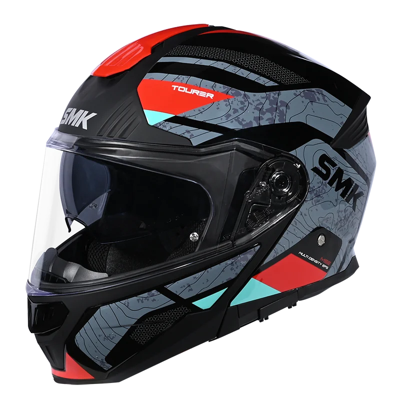 SMK Gullwing Navigator Modular Helmet | ECE 22.06 Flip-Up Touring Helmet GRPS (MA263)