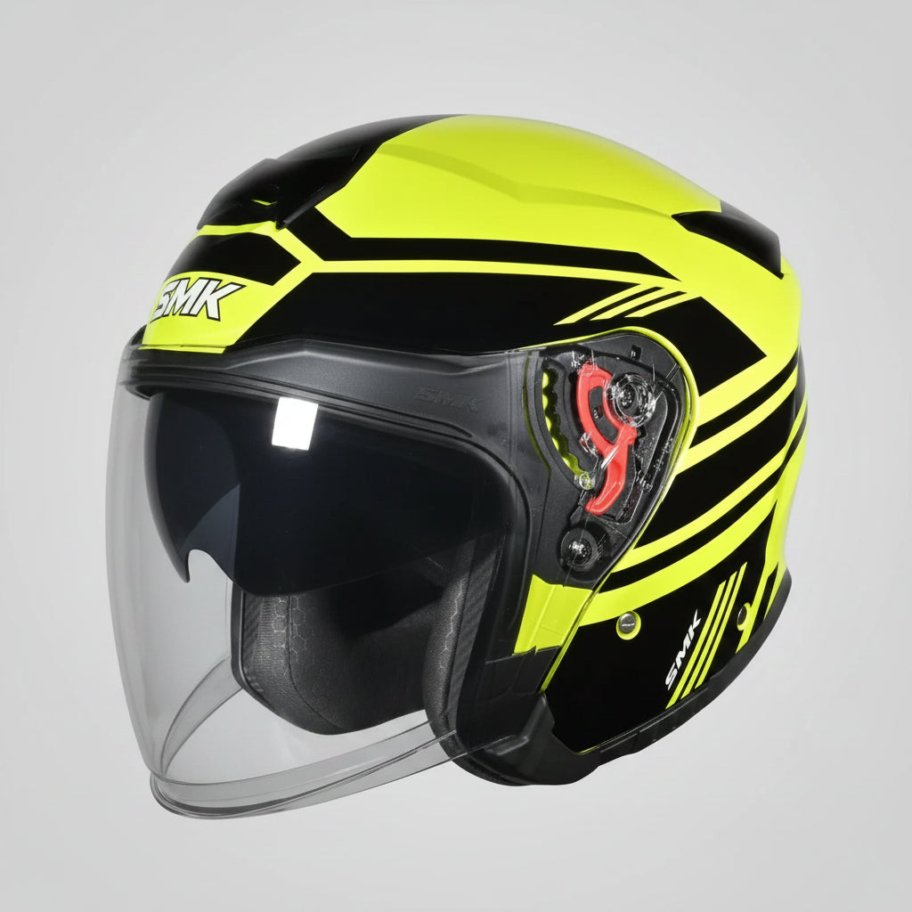 SMK GTJ Rambler Open Face Helmet | ECE 22.06 Certified Touring Helmet GRPS (GL420)