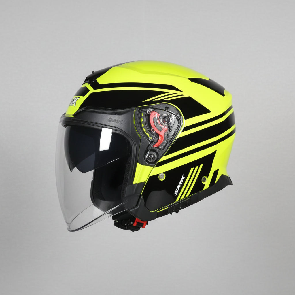 SMK GTJ Rambler Open Face Helmet | ECE 22.06 Certified Touring Helmet GRPS (GL420)