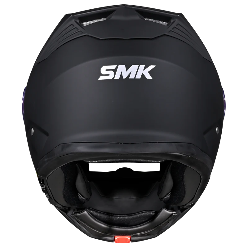 SMK Gullwing Solid Modular Helmet | ECE 22.06 Flip-Up Helmet | Matt Black (MA200)