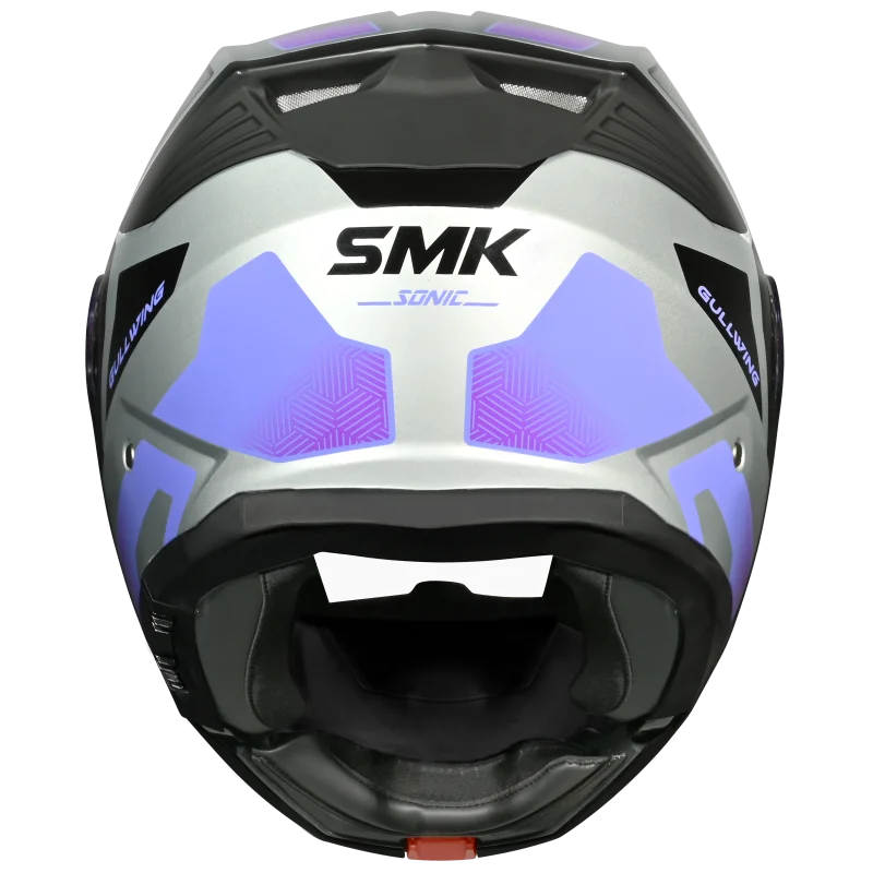 SMK Gullwing Sonic Modular Flip-Up Helmet | ECE 22.06 P/J Certified GRPS (GL652)