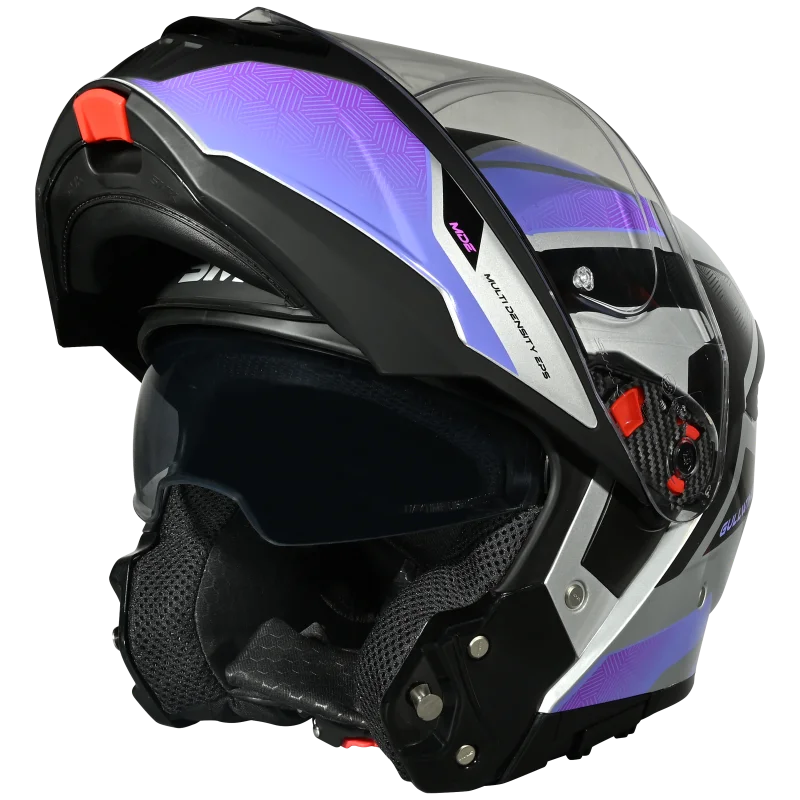 SMK Gullwing Sonic Modular Flip-Up Helmet | ECE 22.06 P/J Certified GRPS (GL652)