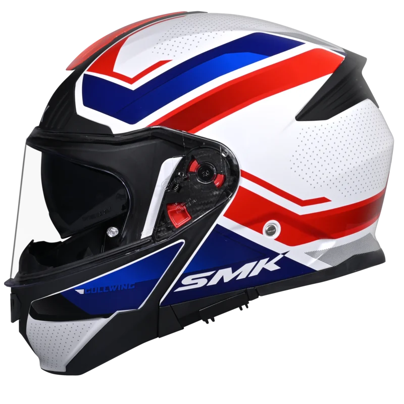 SMK Gullwing Supertour Modular Flip-Up Helmet | ECE 22.06 P/J Certified GRPS (GL153)