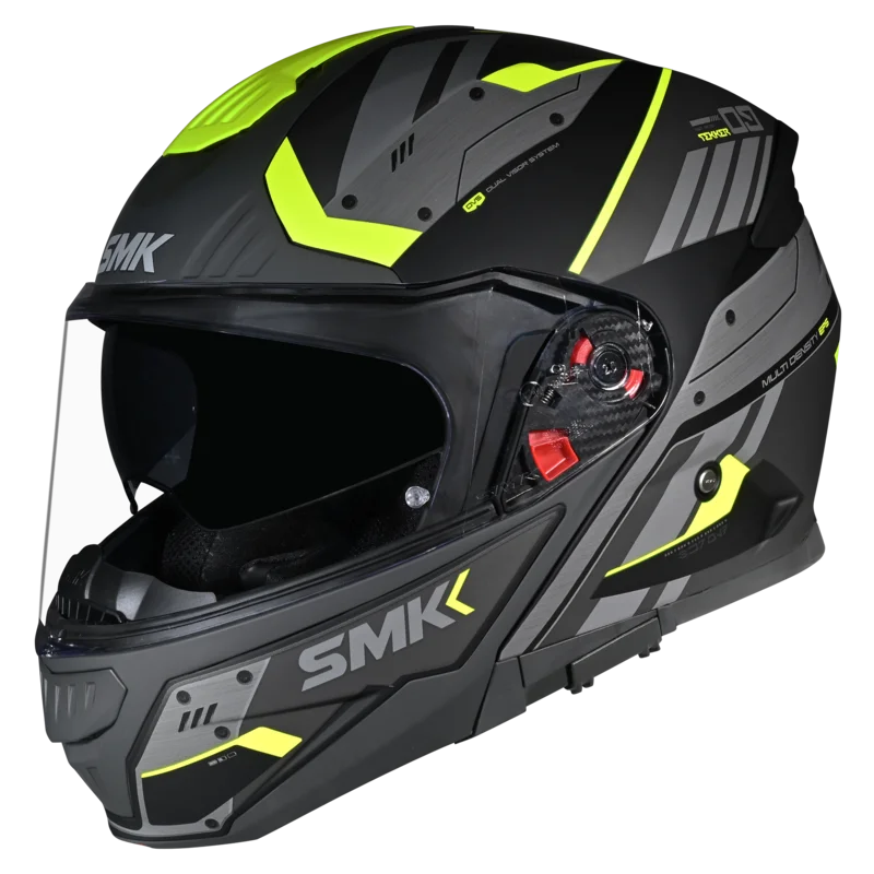 SMK Gullwing Tekker Modular Flip-Up Helmet | ECE 22.06 P/J Certified GRPS (MA264)