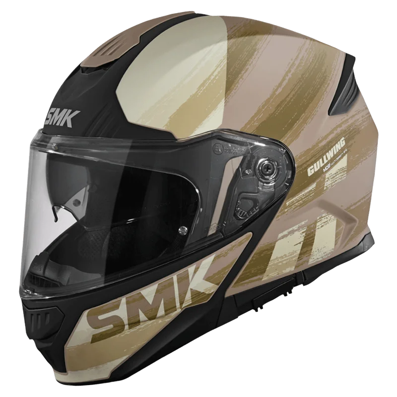 SMK Gullwing Tourleader Modular Flip-Up Helmet | ECE 22.06 P/J Certified GRPS (MA747)