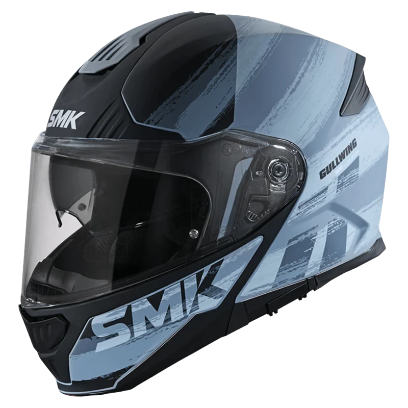 SMK Gullwing Tourleader Modular Flip-Up Helmet | ECE 22.06 P/J Certified GRPS (GL626)