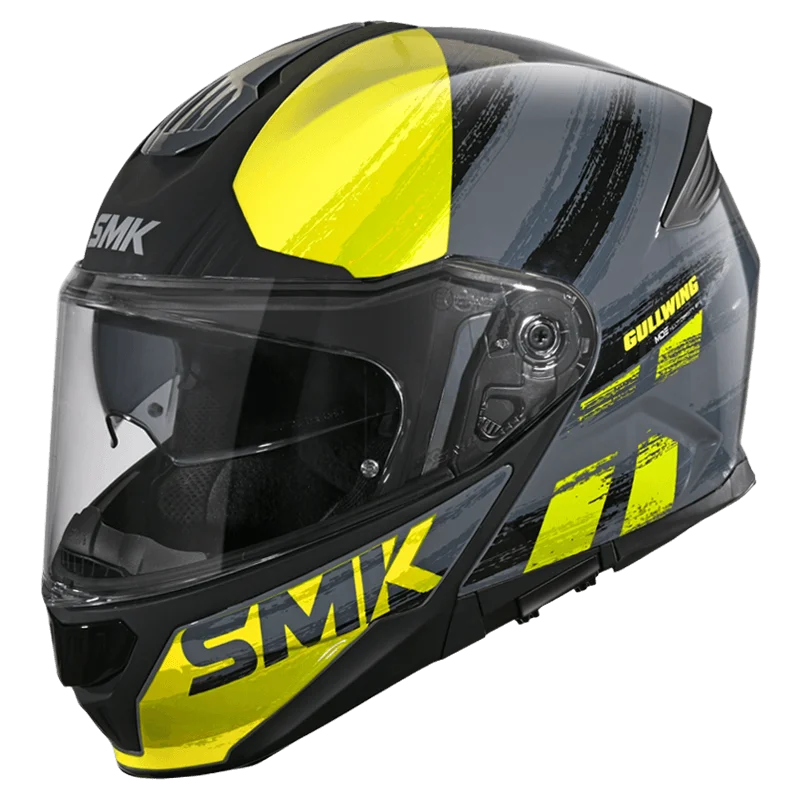 SMK Gullwing Tourleader Modular Flip-Up Helmet | ECE 22.06 P/J Certified GRPS (MA646)