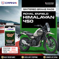 Sintered Brake Pads For Royal Enfield Himalayan 450 (2023-2026) - Rear - CB312 - 1 Set - CRANK1