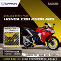 Ceramic Brake Pads For Honda CBR 250R ABS - Rear - CRM741 - 1 Set - CRANK1